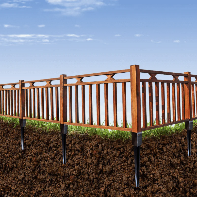 Ancre de Poteau de Clôture en H – Fixation sans Creuser ni Béton