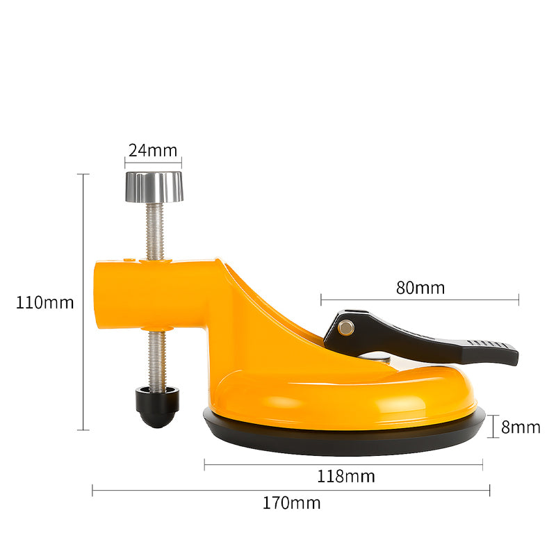 Niveleur de Carrelage à Ventouse avec Vis de Nivellement – Verre, Bois et