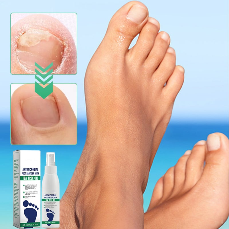 Spray Hydratant pour Pieds Secs & Antimicrobien – Soin Quotidien