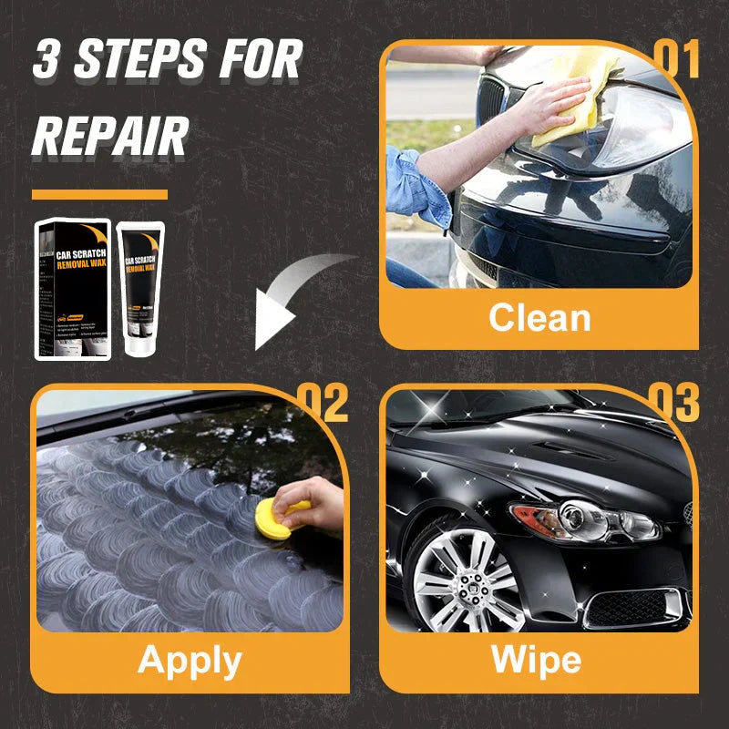 Pâte de Réparation pour Rayures de Carrosserie – Kit Complet