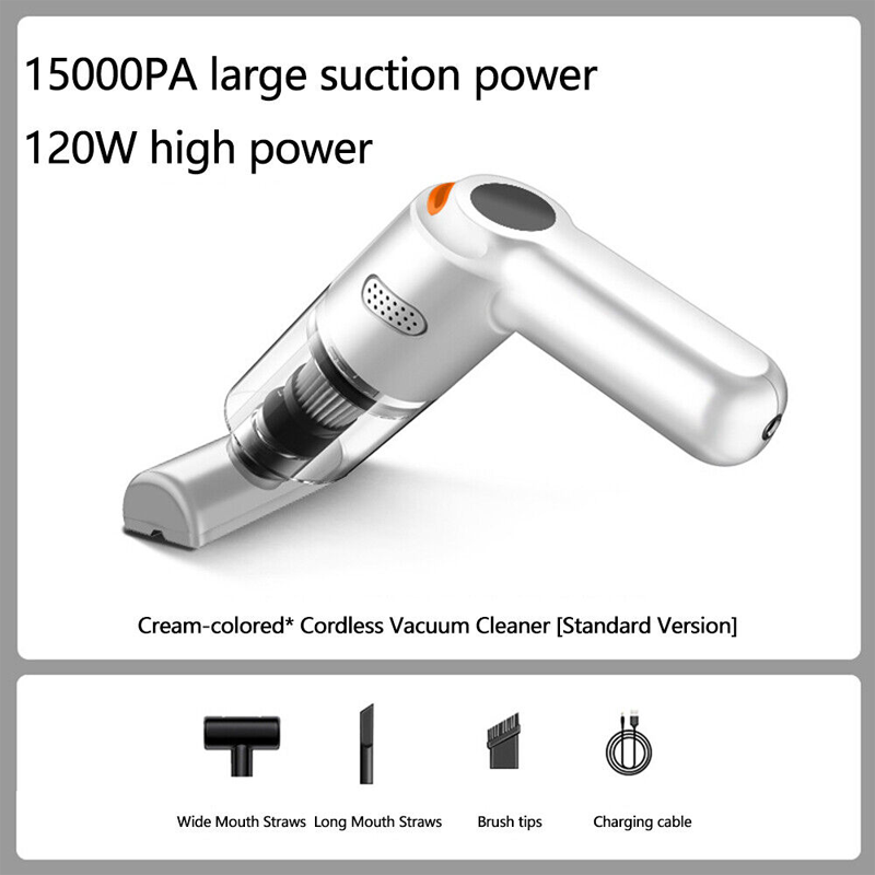 Aspirateur à main sans fil léger 10000 Pa avec filtre HEPA lavable