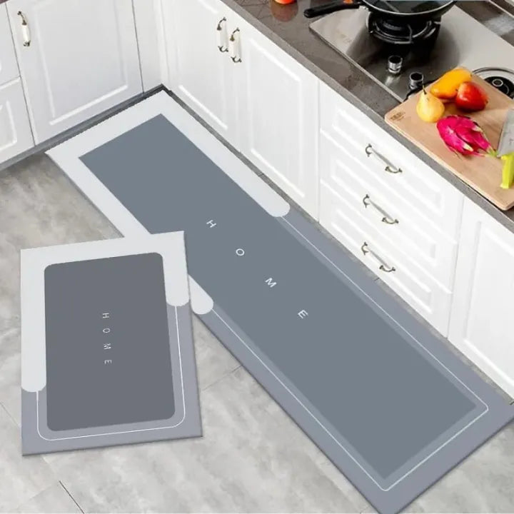 Tapis de cuisine absorbant antidérapant et doux pour cuisine et salle de bain