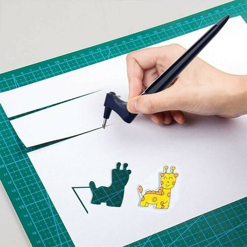 Cutter Rotatif Multifonction 2-en-1 pour Découpe et Gravure DIY
