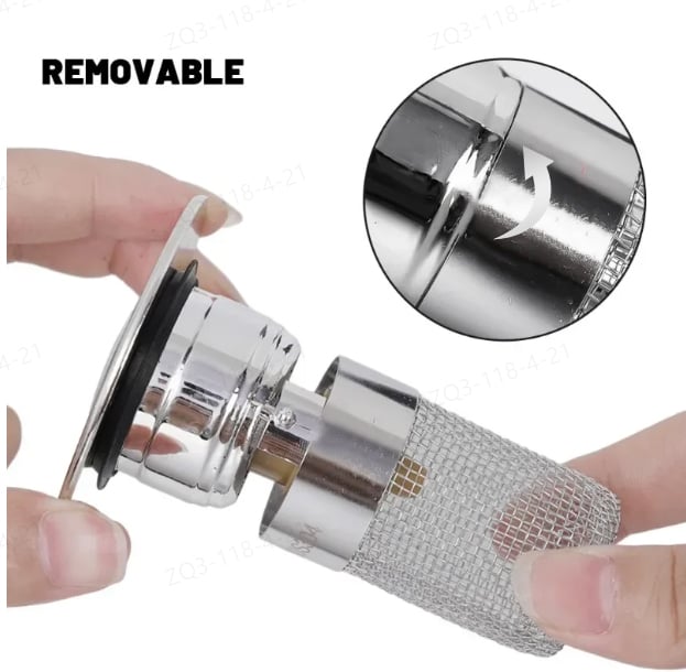 Filtre de Bonde en Acier Inoxydable Anti-Odeurs et Anti-Insectes