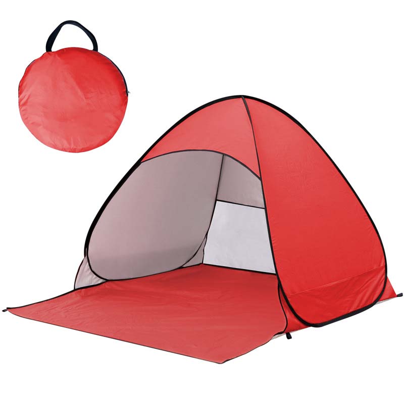 Tente de plage pop-up anti-UV avec ventilation mesh pour famille