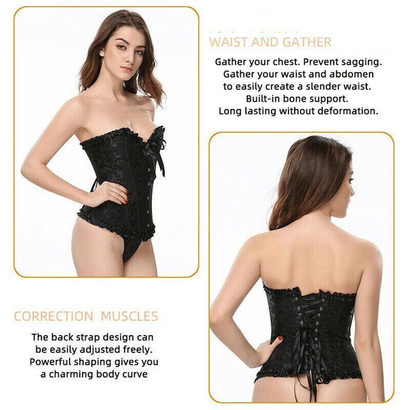 Augusta™ – Corset push-up victorien pour une élégance intemporelle [50 % de réduction]