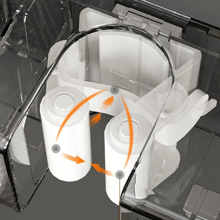 Support Mural pour Balais et Ustensiles de Cuisine en Silicone et ABS