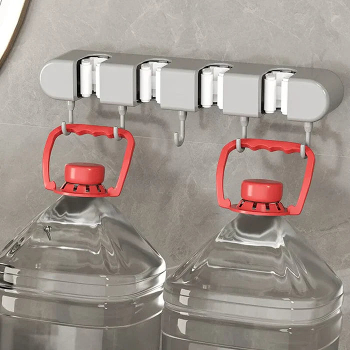 Support Mural pour Balais et Ustensiles de Cuisine en Silicone et ABS