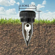 Cache-clé souterrain en forme d'arroseur de jardin – Résistant aux intempéries