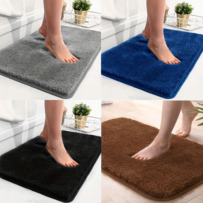 Tapis de bain doux antidérapant, épaissi et hautement absorbant