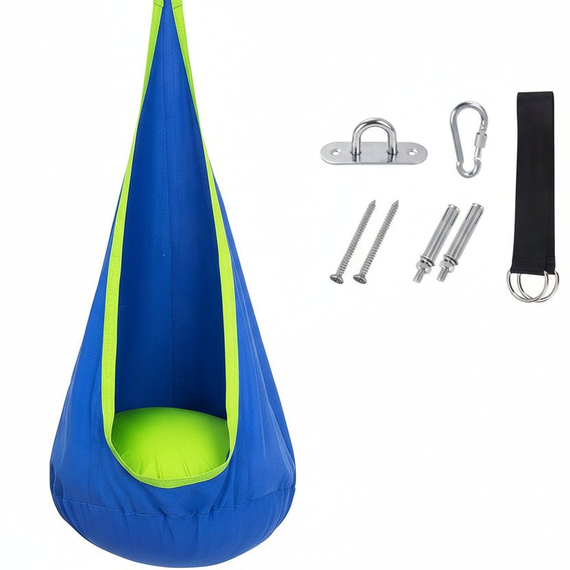 Hamac en Coton 160x68 cm pour Jardin, Balcon et Intérieur
