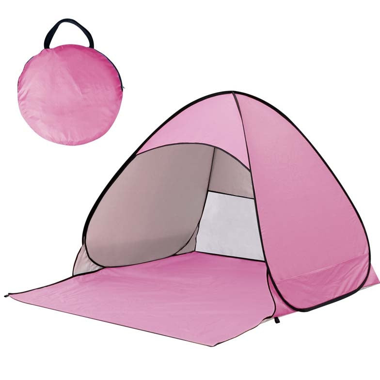 Tente de plage pop-up anti-UV avec ventilation mesh pour famille