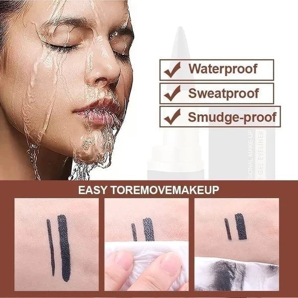Eyeliner Mat Longue Tenue Résistant à l'Eau – Séchage Rapide et Précis