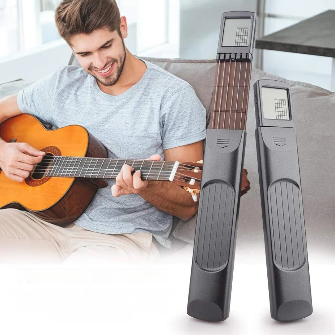 Entraîneur de Guitare Portable avec Métronome et Tableau d'Accords