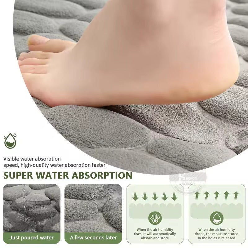 SoftBath™ – Absorption Rapide de l’Eau et Antidérapant [50% de Réduction]