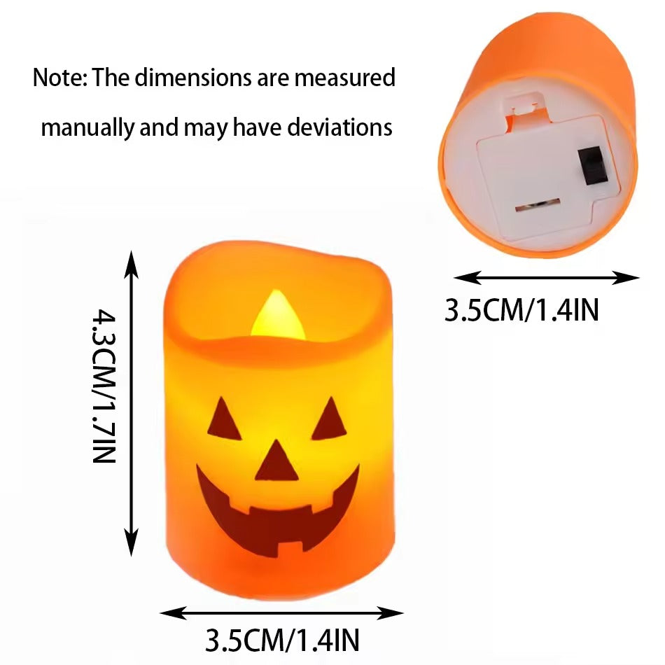 [Lot de 6] ScaryCandle™ – Lumière de bougie sans danger d’incendie pour une ambiance effrayante [50 % de réduction]