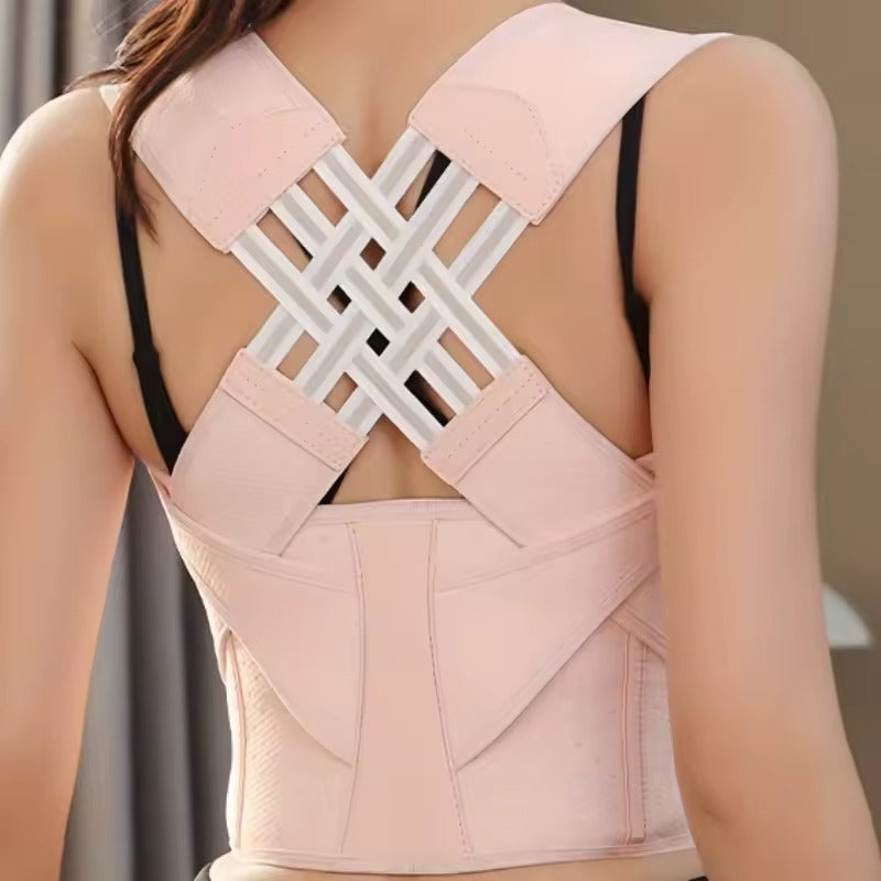 Correcteur de Posture Respirant en Mesh et Spandex – Unisexe