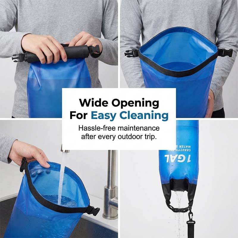 Filtre à Eau par Gravité Portable 2L pour Camping et Randonnée