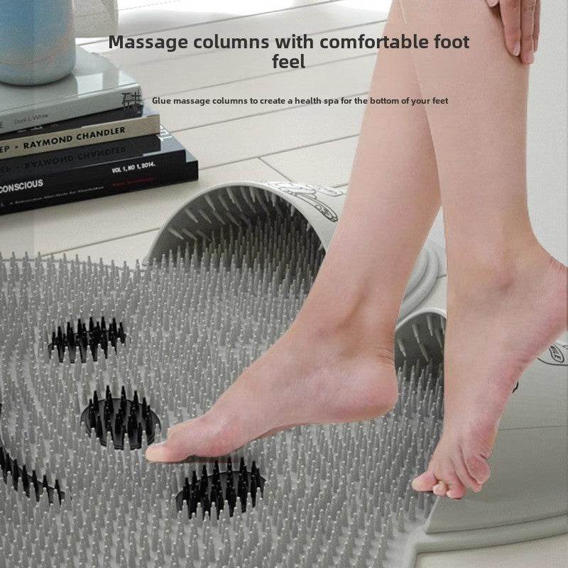 Tapis de Douche Massant pour Pieds avec Brosse Exfoliante Antidérapant