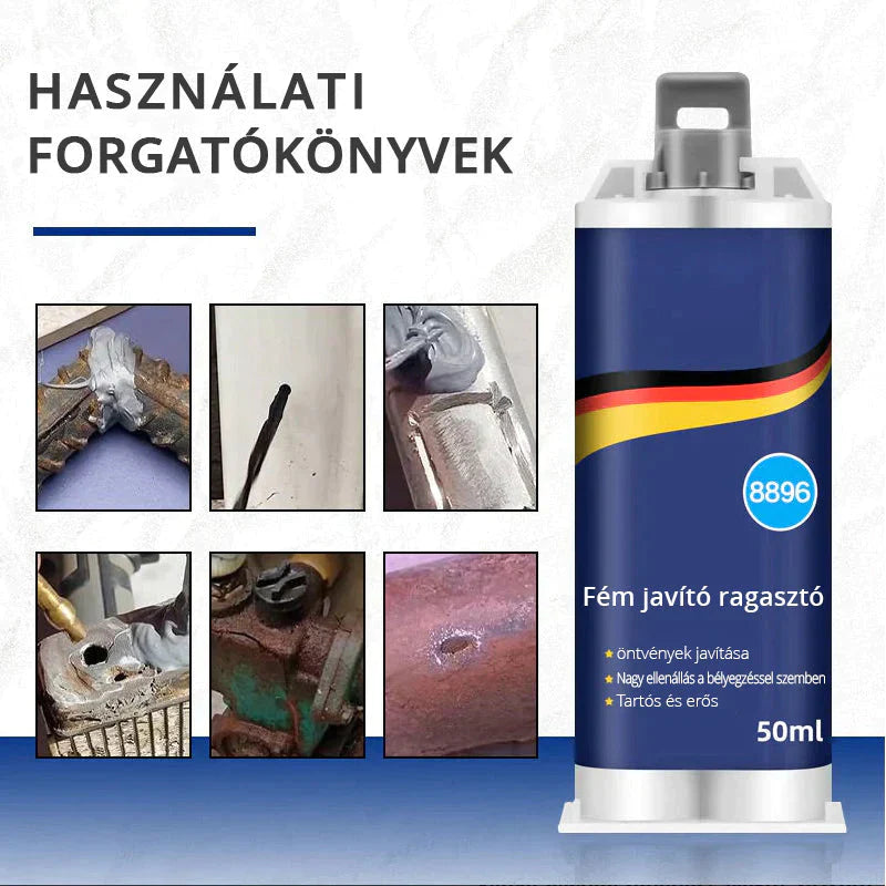Mastic de Réparation Métallique Ultra-Résistant pour Métal, Acier et Aluminium