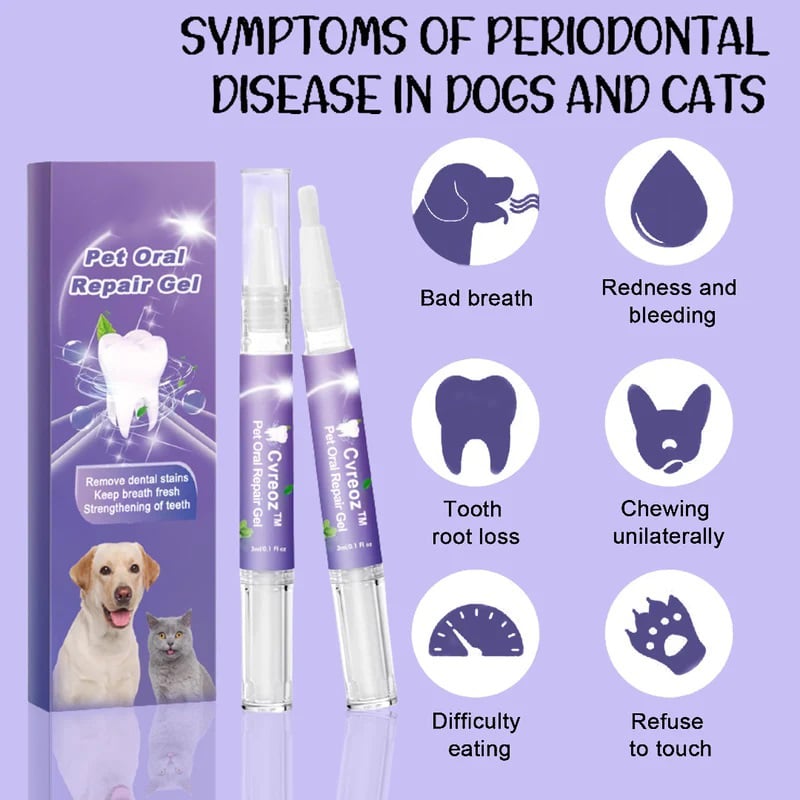 Gel Dentaire Naturel pour Chien – Soin des Dents et Haleine Fraîche