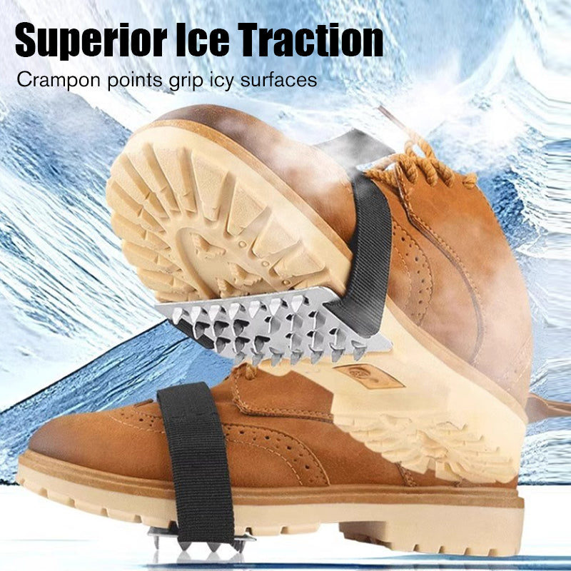 Crampons Antidérapants à Pointes en Acier pour Glace et Neige