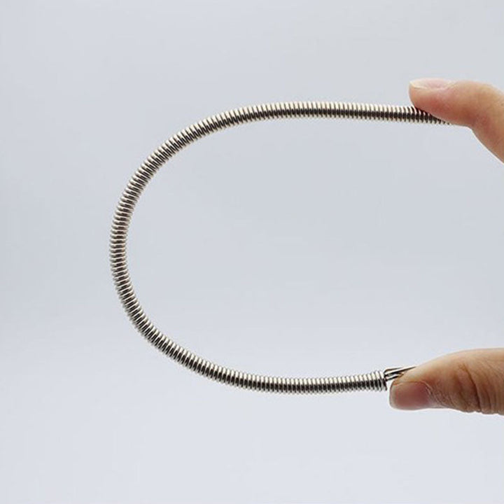 Enfile-Cordon Flexible en Acier Inoxydable pour Vêtements et Sacs