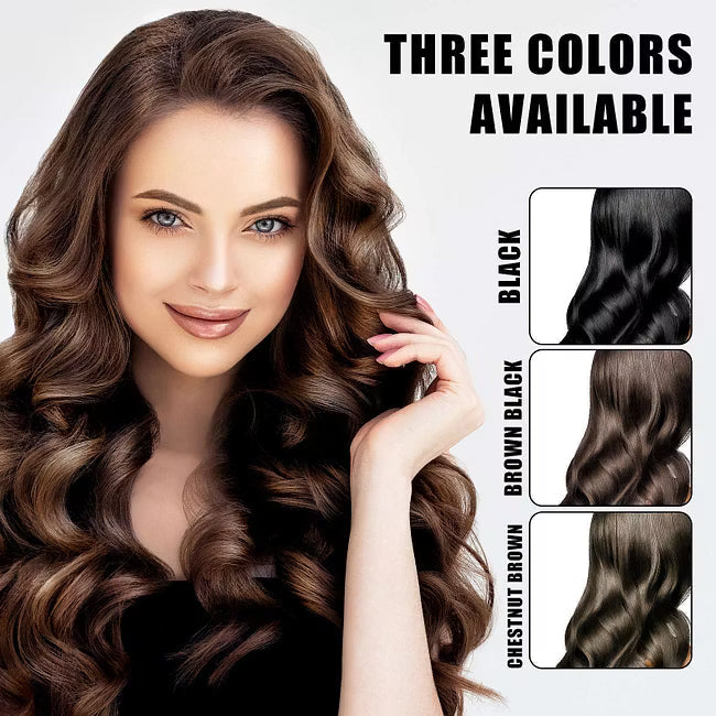 Peigne Colorant Couvre Cheveux Gris Instantanément – Applicateur Couleur Noir