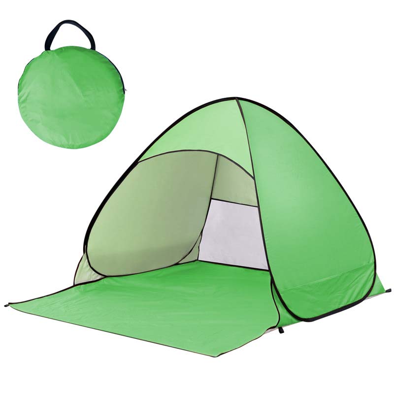Tente de plage pop-up anti-UV avec ventilation mesh pour famille