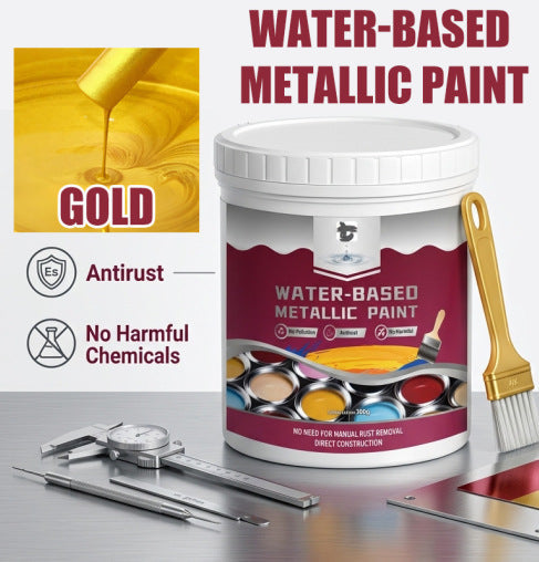 Peinture antirouille métallique 2-en-1 – Protection et finition brillante