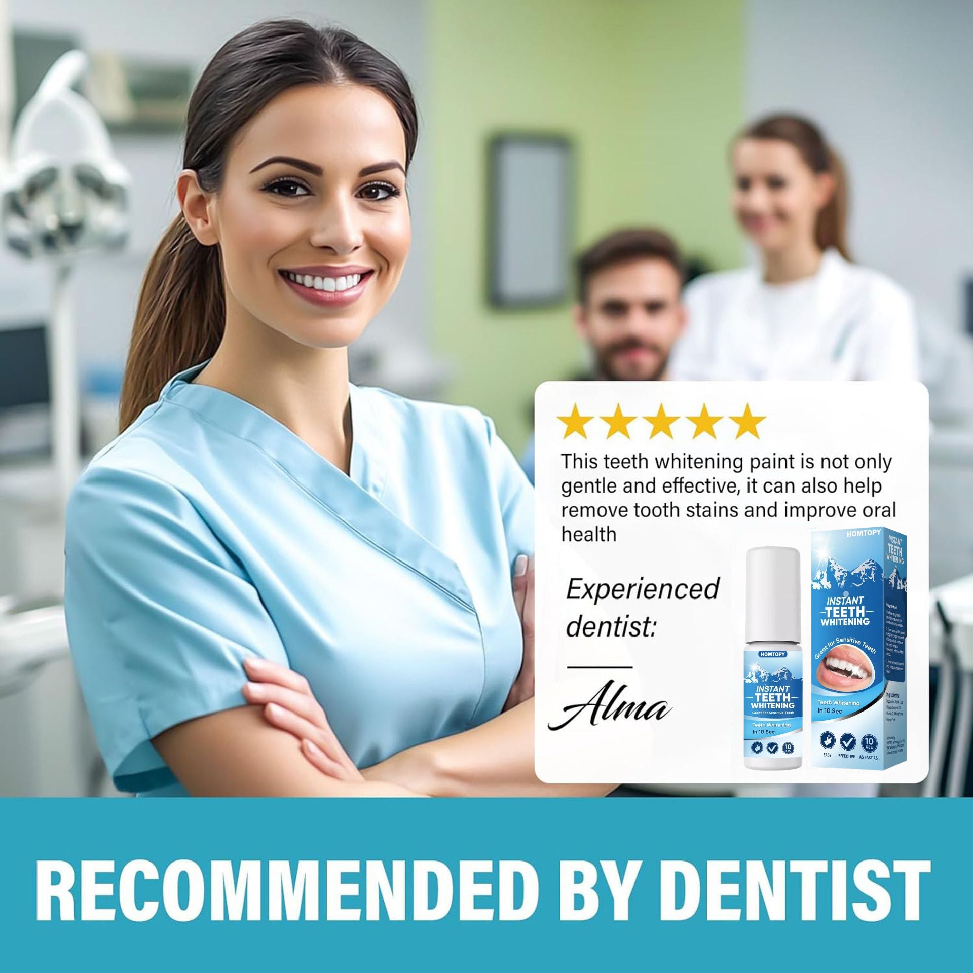 Pigment Blanchissant pour les Dents – Éclaircissement Optique Immédiat