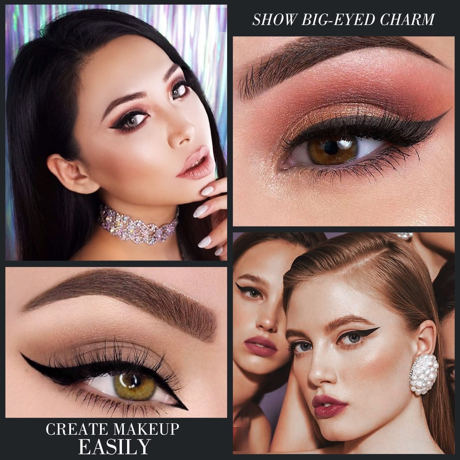 Eyeliner Mat Longue Tenue Résistant à l'Eau – Séchage Rapide et Précis