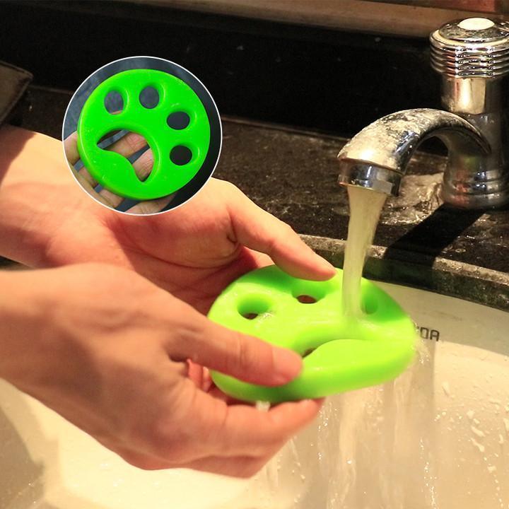 Attrape-poils en silicone pour machine à laver et sèche-linge – Lot de 4
