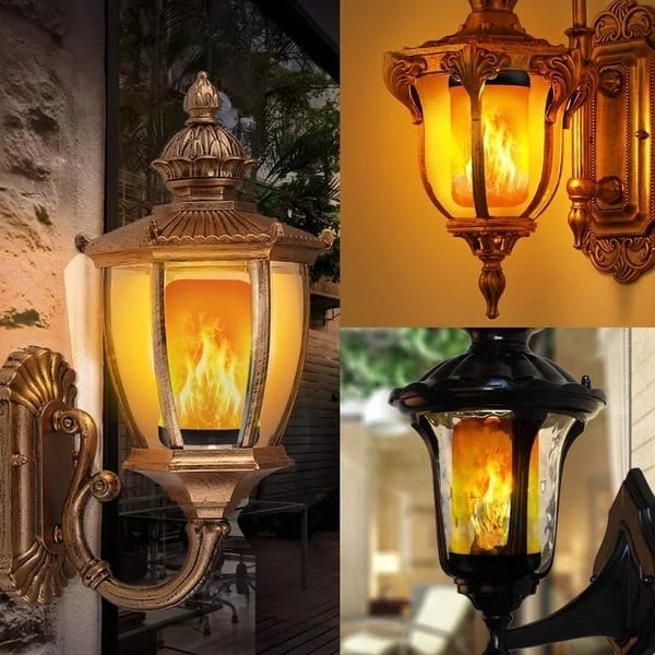 Ampoule LED Effet Flamme Vacillante avec Capteur de Gravité E26