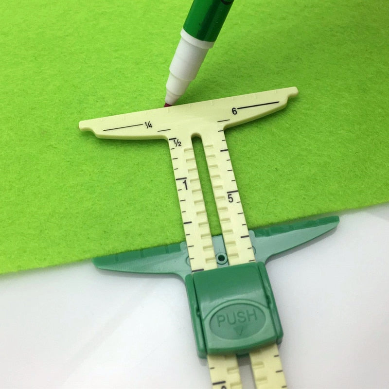 Règle d'ourlet multifonction 5-en-1 pour couture et quilting précis