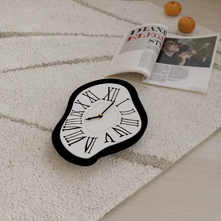 Horloge murale à chiffres romains – mouvement quartz silencieux