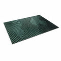 Tapis de sol avec motif géométrique et dessous antidérapant pour intérieur