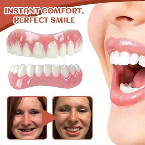 SecureSmile™ – Sécurité sans douleur et maintien ferme pour votre dentier [50 % de réduction]
