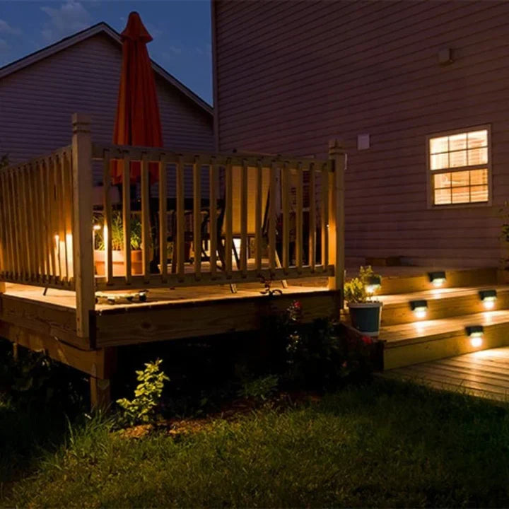 Lampes Solaires pour Escaliers et Chemins Extérieurs LED IP44