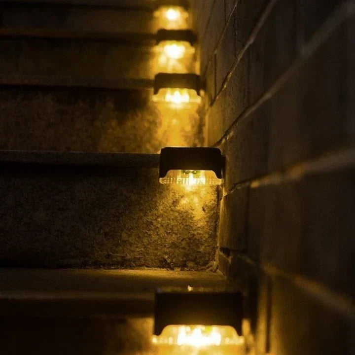 Lampes Solaires pour Escaliers et Chemins Extérieurs LED IP44