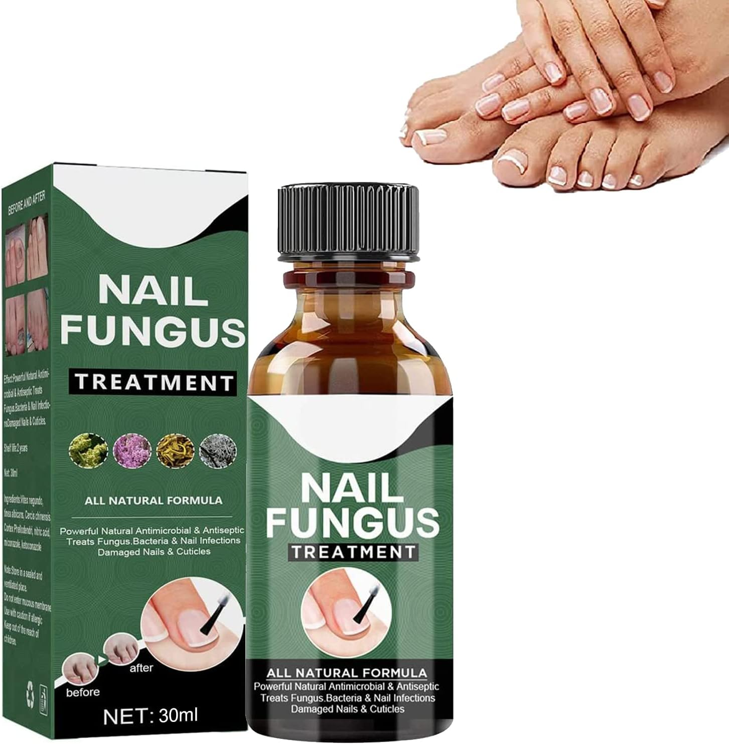 Sérum Soin des Ongles Fortifiant pour Ongles Cassants et Décolorés