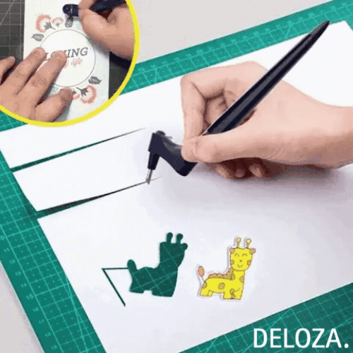 Coupe-papier Rotatif 360° – Outil de Découpe Précis pour Scrapbooking et DIY