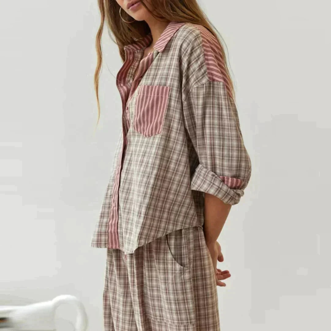 Olivia™ – Ensemble pyjama deux pièces pour des nuits douillettes [50 % de réduction]