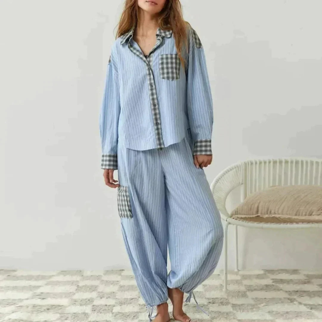 Olivia™ – Ensemble pyjama deux pièces pour des nuits douillettes [50 % de réduction]