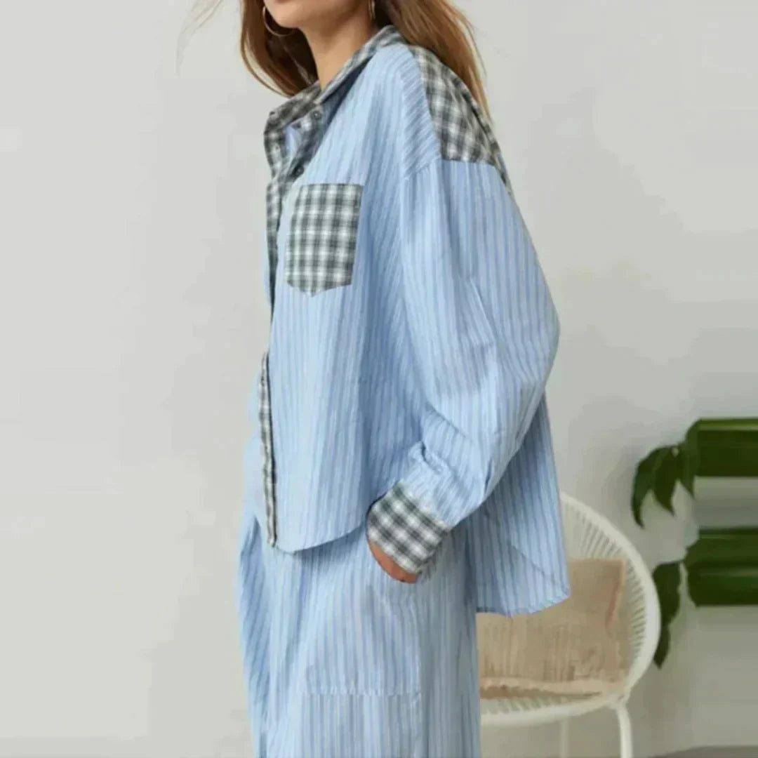 Olivia™ – Ensemble pyjama deux pièces pour des nuits douillettes [50 % de réduction]