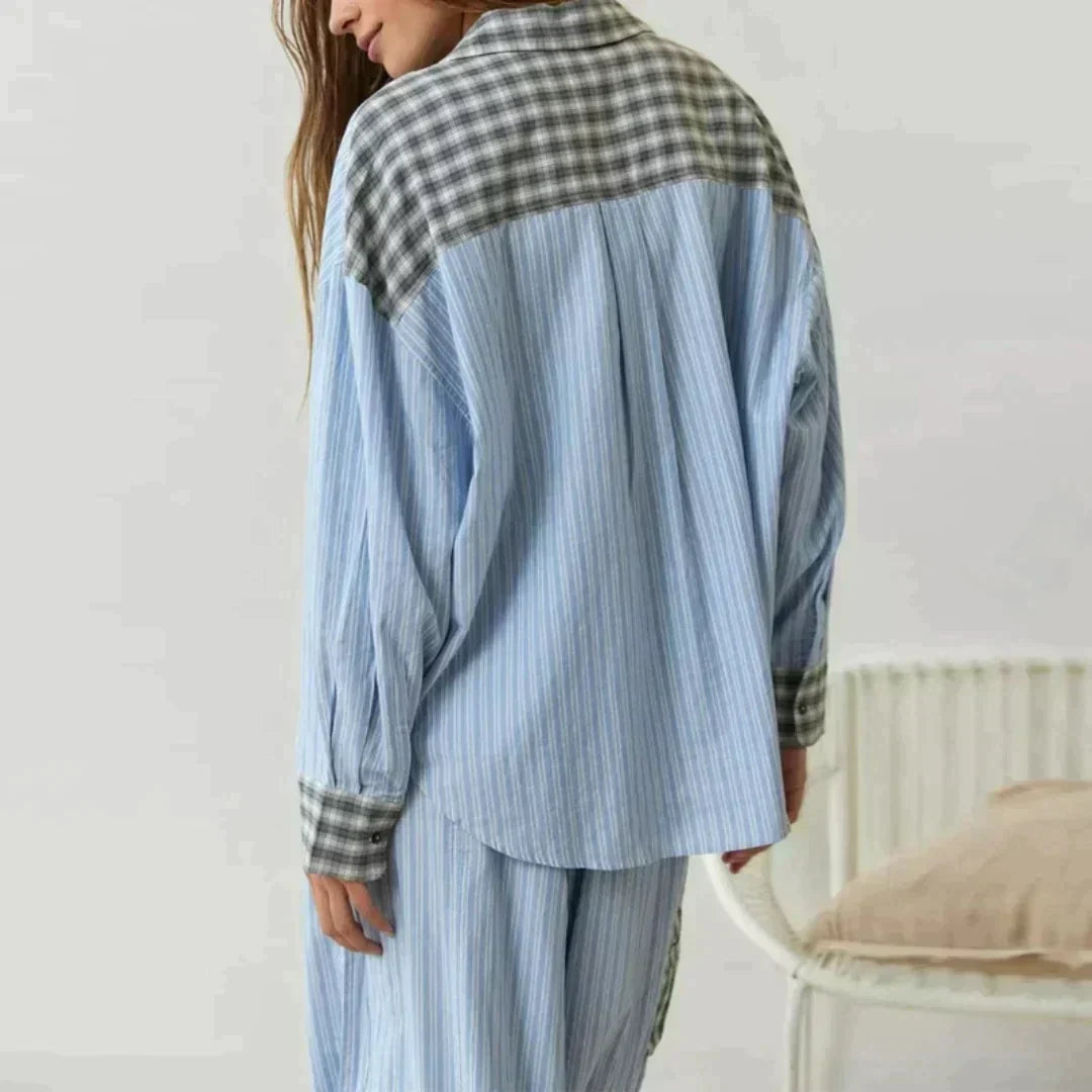 Olivia™ – Ensemble pyjama deux pièces pour des nuits douillettes [50 % de réduction]