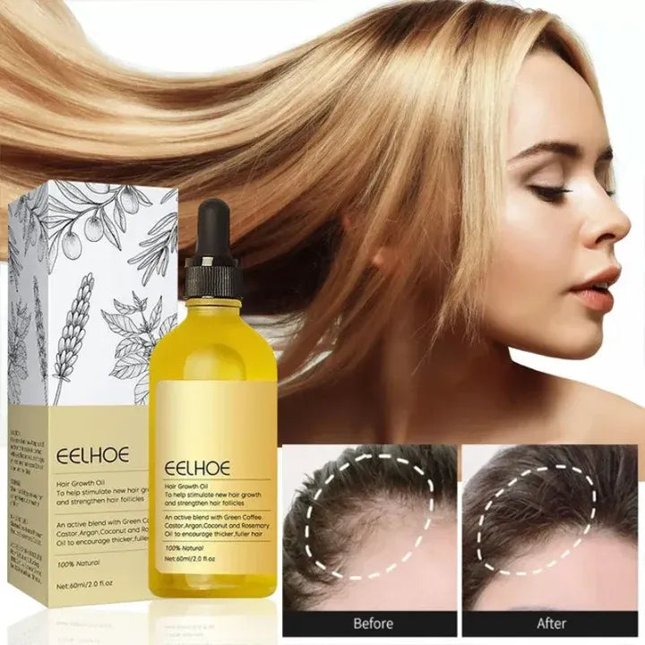 Jairy™ – Huile essentielle naturelle pour une croissance capillaire saine et forte [1 + 1 Gratuit]