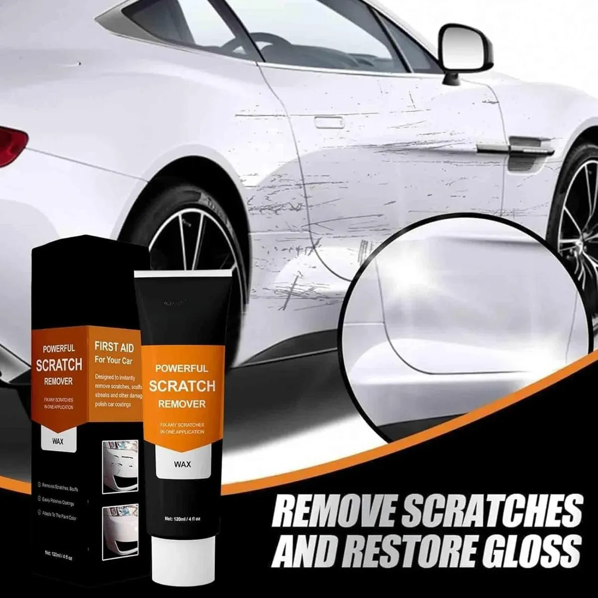 GlossFix™ – Réparation rapide et sûre des rayures sur toute surface [1 + 1 Gratuit]
