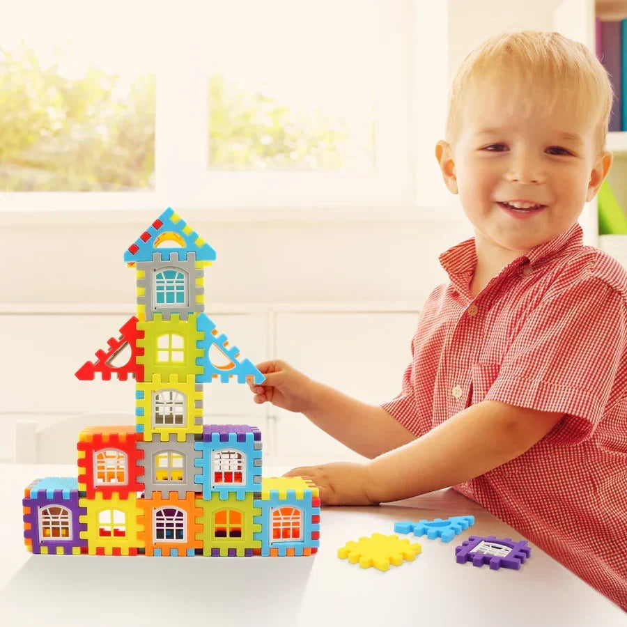 Jouet de Construction Montessori – Blocs Créatifs pour Enfants dès 3 Ans