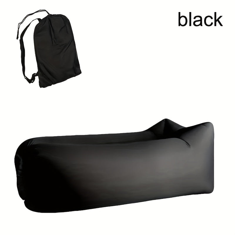 Canapé Gonflable Portable sans Pompe pour Camping et Plage